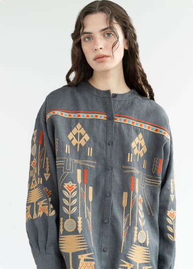 Girl in blouse
